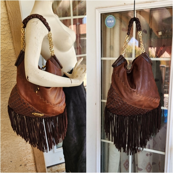 Jimmy Choo Handbags - JIMMY CHOO FRINGE TATUM HOBO